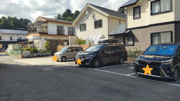 松島・大松荘駐車場