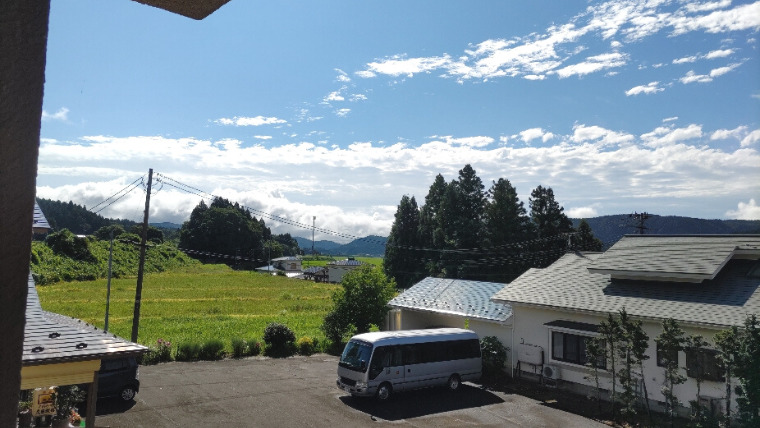 鳴子・久田旅館客室からの景色