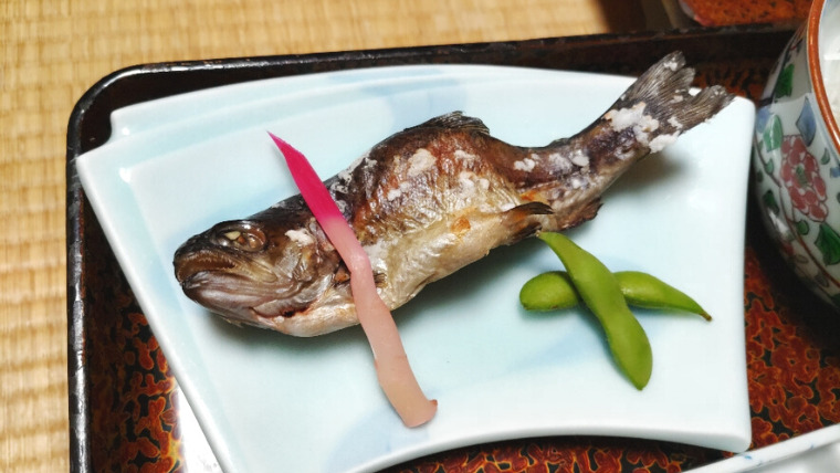 遠刈田・あづまや旅館焼き魚