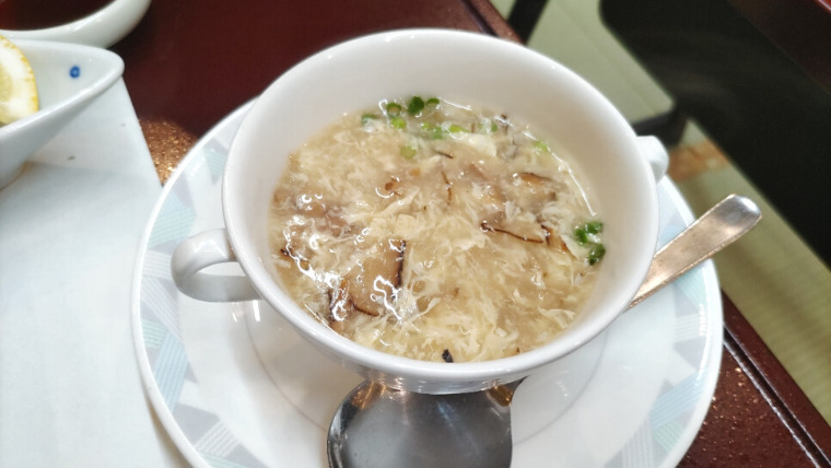気仙沼プラザホテル夕食スープ